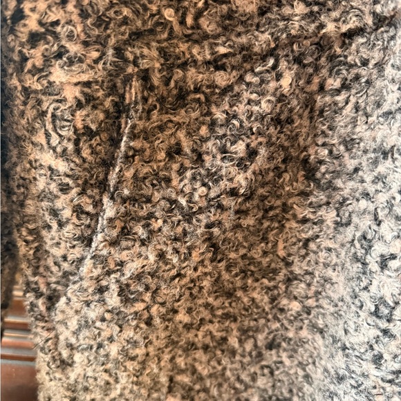 Cozy Italian Hooded Knit Coat Size Large - Picture 3 of 7